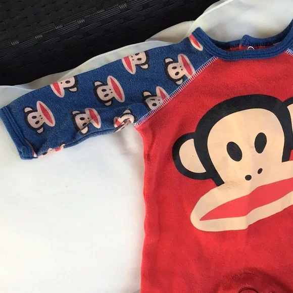 ‘Small Paul’ Monkey Footie PJs - Picture 3 of 6